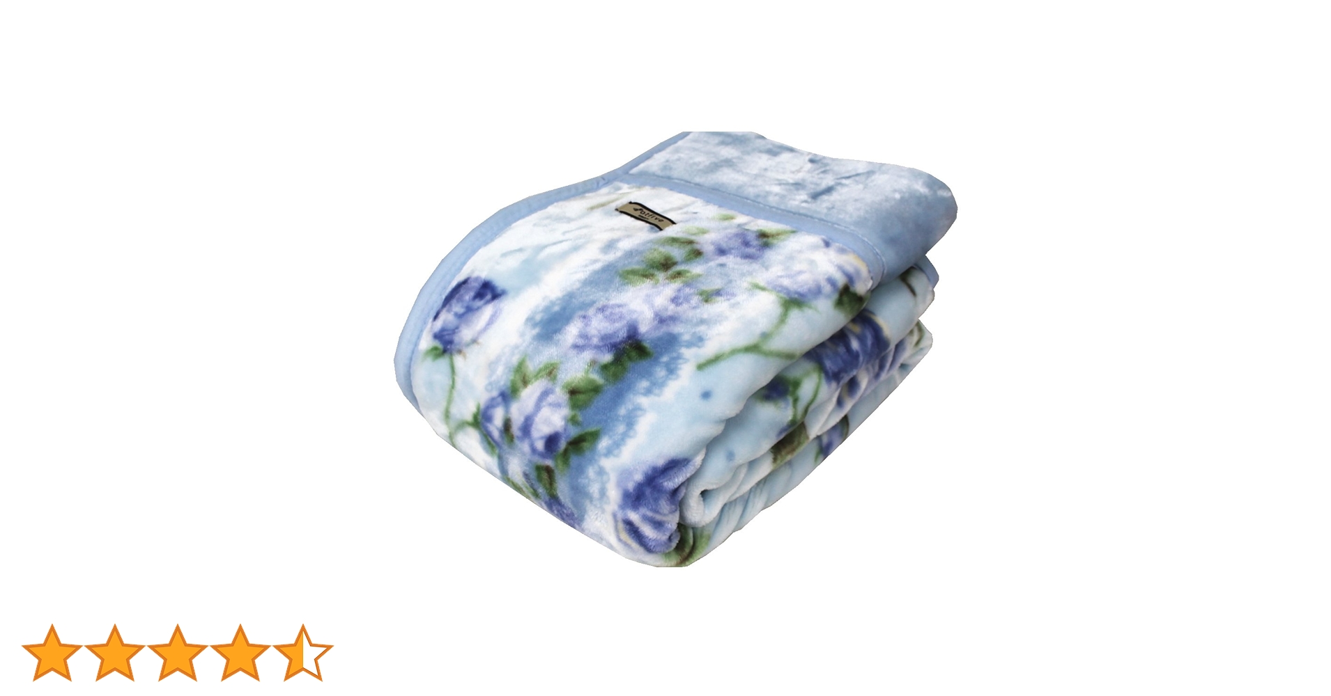 Amazon｜京都西川衿付き2枚合わせふっくら毛布（フローレン）シングル